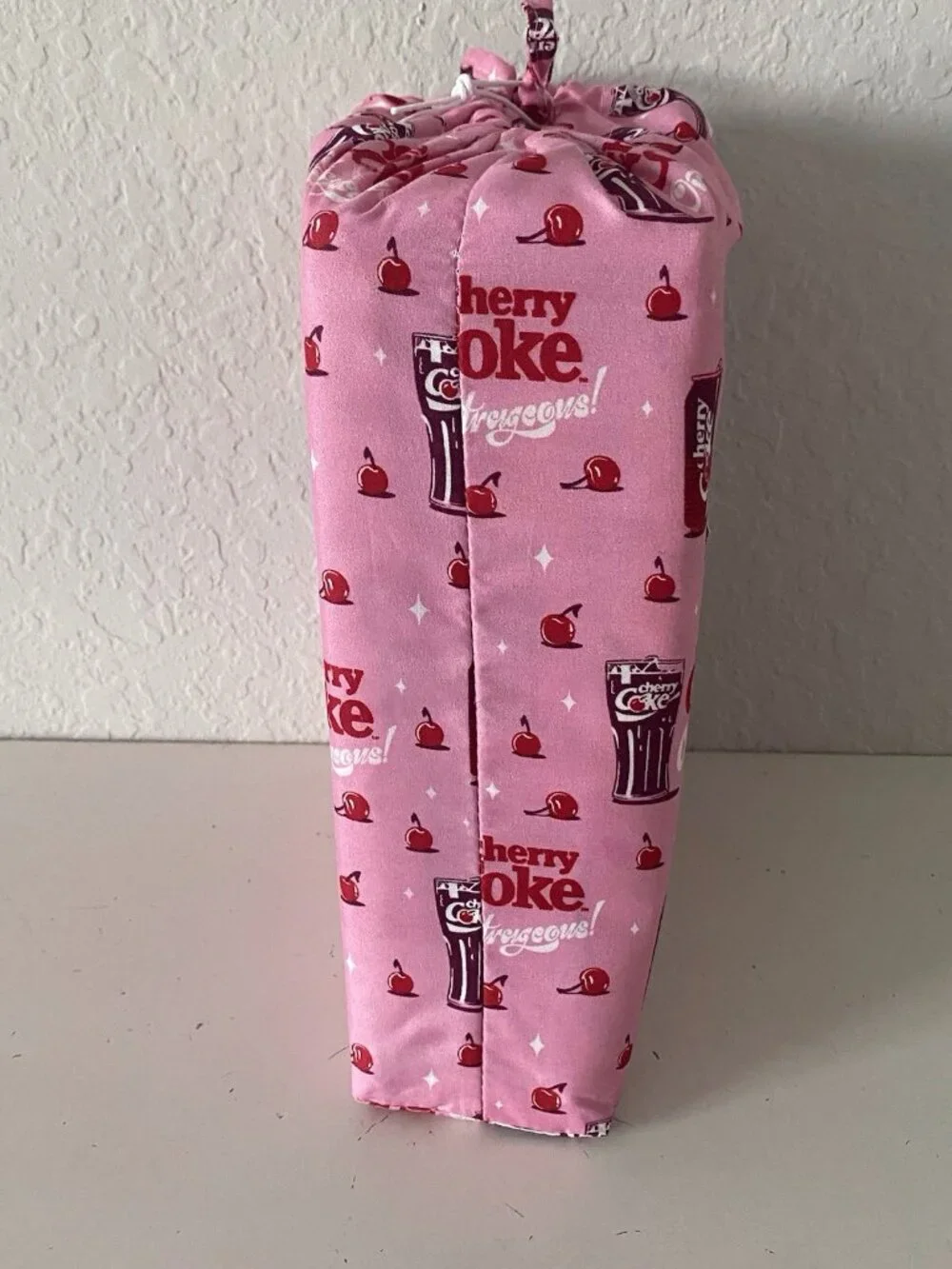 6 Piece Cherry Coke‎ Outrageous Can QUEEN Size Sheet Set Bedding Pink Soft NEW